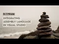 Integrating Assembly Language in Visual Studio - how