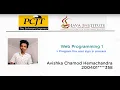 Web Project Task 3 Program the user sign in process 1st Year Semester 01