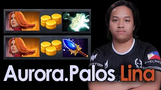 Aurora Palos Lina Carry Is Insane - Aghanim s Scepter Mjollnir 7 41e