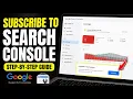 How to subscribe to Search Console for fixing indexing coverage errors - Detailed Guide