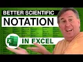 Excel - How to Control Scientific Notation Digits in Excel
