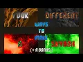 Four different ways to make a skybox plus a bonus way