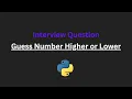Guess Number Higher or Lower - Leetcode 374