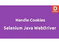 Cookies using Selenium Java Webdriver