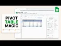 How to Create and Analyze Pivot Tables in Google Sheets
