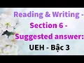 Writing Section 6 Suggested Answer - Test 1 2