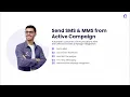 How to Send SMS MMS from ActiveCampaign Cellcast SMS Integration Setup Tutorial