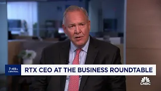 RTX CEO Greg Hayes on U S defense spending Ukraine war and AI impact on the battlefield