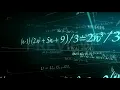 Flying Through Math Equations Motion Graphics