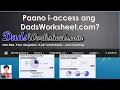 FREE MATH DadsWorsheet com Unboxing