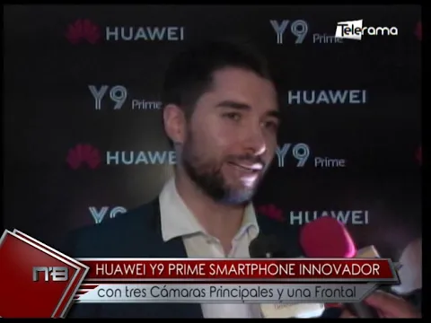 Huawei Y9 Prime smartphone innovador con tres cámaras principales y una frontal