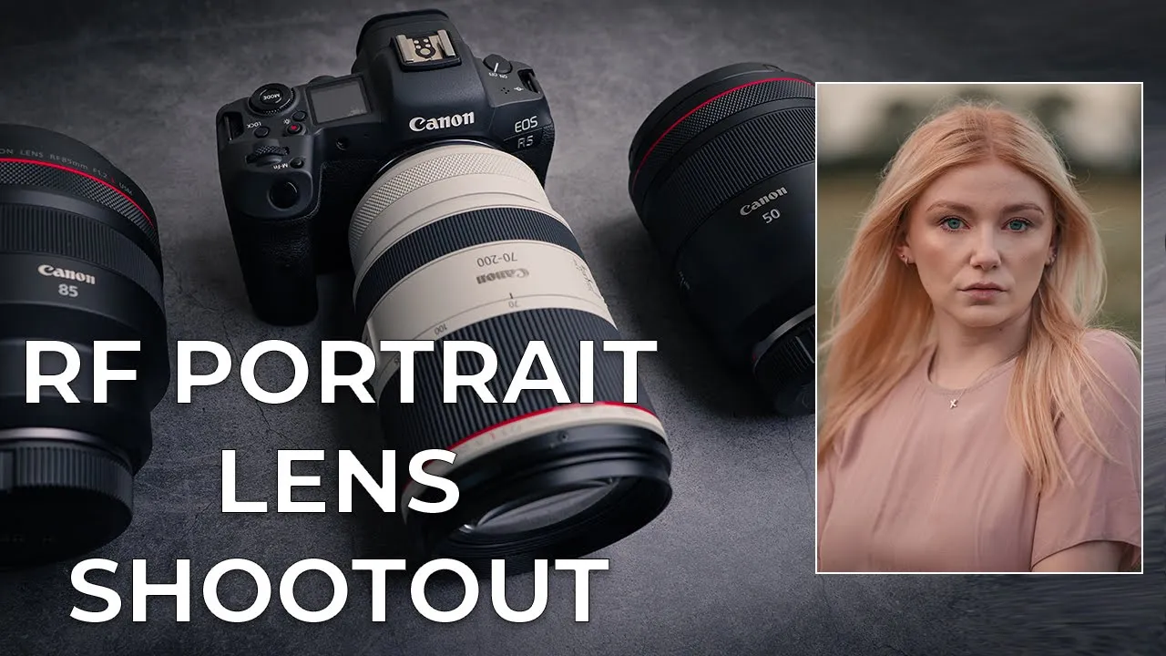 Portrait Lens Comparison - Canon RF 70-200 2.8 vs 85mm 1.2 vs 50mm 1.2