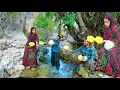 Download Lagu 🌰 Leila’s Mountain Adventure: Gathering Walnuts \u0026 Cooking by the Springs 💧🌄