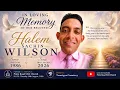 In Loving Memory of Halem Sachin Wilson
