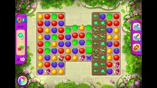 GardenScapes Level 2338 no boosters 17 moves