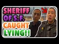 SAN FRANCISCO SHERIFF TRIES TO VIOLATE MY 4TH AMENDMENT RIGHT AFTER BEING LIED TO FIRST AMENDMENT