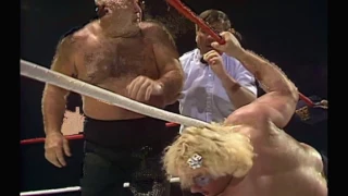 WWF Wrestling George The Animal Steele Vs Adrian Adonis 6 9 86 