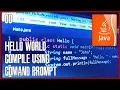 JAVA Tutorial 00 - How to compile using command prompt javac