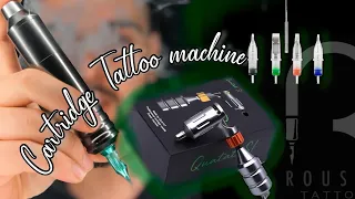 تعليم الوشم شرح عن جميع إبر ال Cartridge و شرح عن مكنة تاتو Quatat S1 