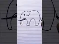 Easy Elephant Drawing