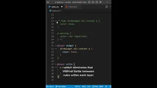 CSS Tip - Cascade Layers