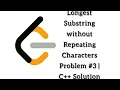 LeetCode Longest Substring without Repeating Characters Problem C Solution