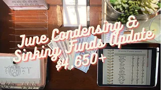 My First Bill Exchange! | $4,650+ in my Sinking Funds \u0026 Savings | June Cash Envelope Condensing