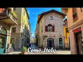 Lagu Como, Italy walking tour 4K 60fps - Beautiful Italian town on Como lake