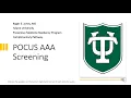 SAPORO Point-of-Care Ultrasound of Abdominal Aortic Aneurysms AAA ICD-10 Coding Tips
