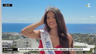 La nouvelle Miss Réunion s'appelle Laetitia Roguet, 20 ans et elle est originaire de Sainte Anne.