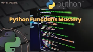 Python Function Mastery Learn Functions Like a Pro in Python