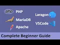 Install PHP MariaDB Apache VSCode Laragon for Beginner Development