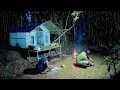 Lagu Camping di hutan-menginap di hutan- tidur nyenyak di sa'at hujan deras-Asmr