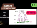 4 3 1 Subsets Leetcode 78 Backtracking C codingsamurais