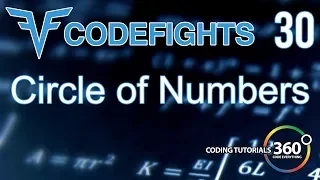 Circle of Numbers CodeFights Intro Algorithm JavaScript Solution and Breakdown
