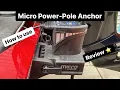 Micro Power Pole Anchor for Fishing Boats