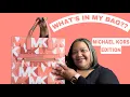WHAT S IN MY BAG MICHAEL KORS KENLY TOTE SUMMER MUST HAVES 2022
