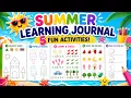 Beat Summer Boredom 5 Summer Learning Journal Activities Summer Workbook Activities
