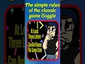 The simple rules of the classic game Boggle