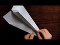 How To Fold A Paper Airplane That Flies Far. (Full HD)