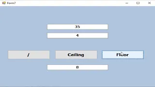 Ceiling and floor in VB net