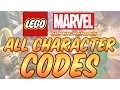 Lego Marvel Super Heroes - All Character Codes