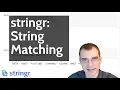 stringr String Matching