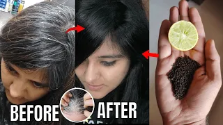 चाय पत्ती और नींबू बालो को इतना काला कर देगा की हेयर डाई भूल जाओगे | How to cure Grey/White Hair