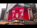 3D Screen At Pavilion KL 2022 Coca Cola