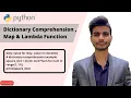 Python Dictionary Comprehension Map Lambda Function