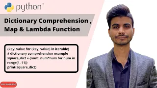 Python Dictionary Comprehension Map Lambda Function