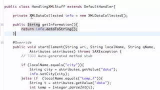Android Application Development Tutorial 159 Finishing XML parser