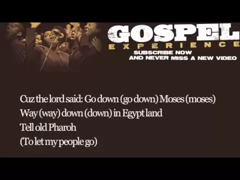 Download MP3 Louis Armstrong - Go Down Moses (Lyrics)