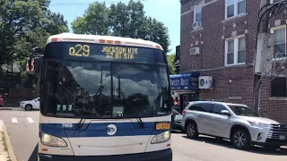 MTA Q29 Full Bus Ride From Ave To 82 St Station Glendale To Jackson Heights